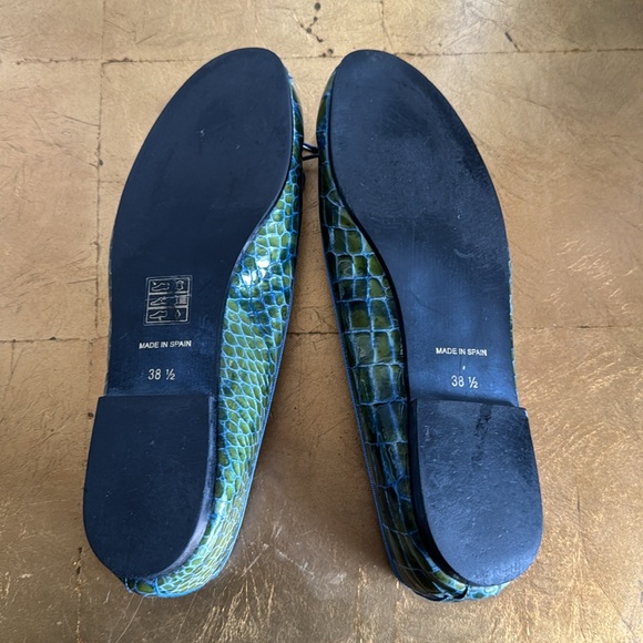 LONDON SOLE BALLET FLATS Multicolor SOLES SIZE 38.5 - Picture 9 of 9